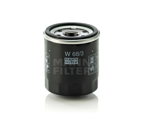 W68/3 - Lọc dầu nhớt Mann - Oil Filter - Mann Filter